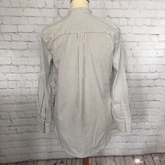 J. CREW 1/2 BUTTON FRONT POP OVER TUNIC - Picture 4 of 8